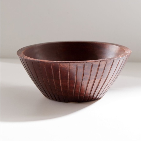 Urban Outfitters Etched Wood Bowl - Picture 2 of 6